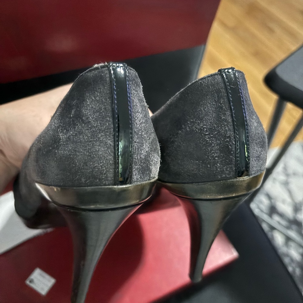Salvatore Ferragamo Nerissa Suede High Heel Shoes size 9 - Picture 6 of 7